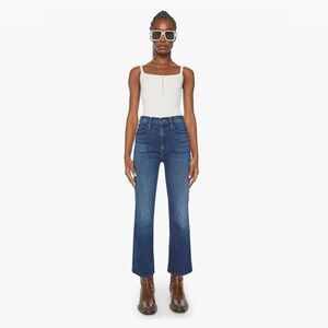 Mother Jeans Women Hustler Ankle Heirloom Size 27 Dark Blue